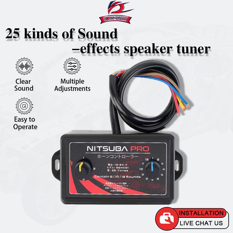 Bộ Điều Khiển Còi Ô Tô, 25 / 12 Âm Thanh, Loa Còi Điện, Đơn Vị Điều Khiển Âm Thanh, 12-24V, Thích Hợp Cho Ô Tô, Xe Tải Và Sử Dụng Trên Biển