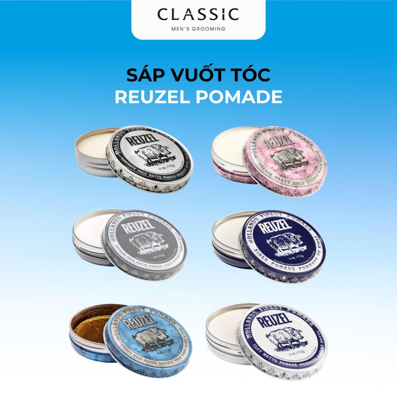 Bộ Sản Phẩm Sáp vuốt tóc Reuzel Pomade