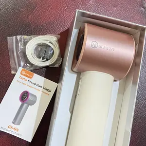 MIXIO GS-08 High-speed Portable Handheld Fan 4400MAH kipas angin Digital Display Turbo kipas tangan 17000Rpm
