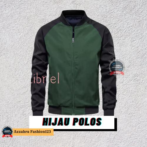 Product Introduction of JAKET Zipper KATUN FLACEE  KOMBINASI KERAH PENDEK MURAH Tebal Distro Casual Bomber Keren Fleece Hitam 3