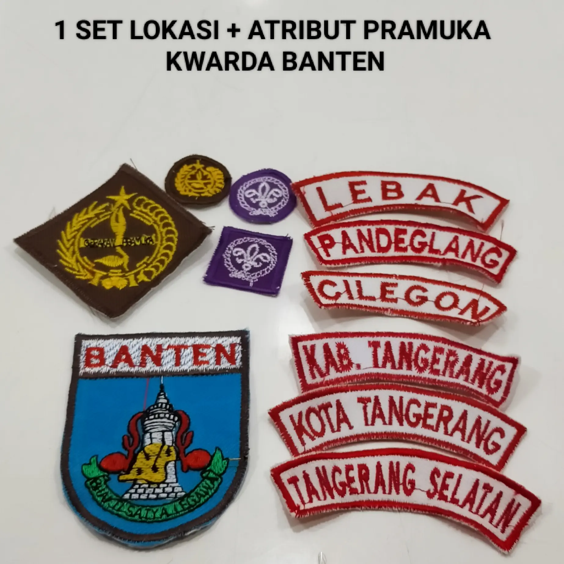 1 Set Lokasi Kwarda Kwartir BANTEN ATRIBUT PRAMUKA