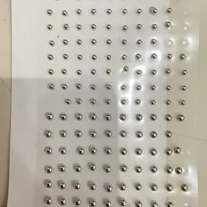 MIMIAAW Piercing Anting Bibir Dahi Pelipis Telinga Self Adhesive Langsung Tempel | Premium Rhinestones 3D Self Adhesive D5 Piercing Gem Manik Manik Tinggal Tempel Berlian