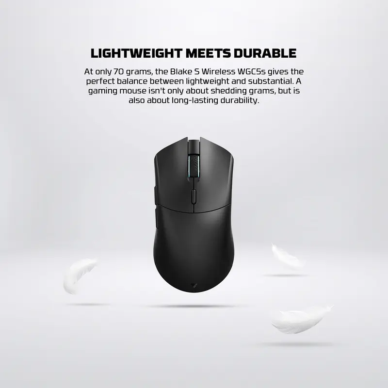 Fantech BLAKE WGC5 WGC5S Mouse Gaming Wireless Rechargable DUAL MODE 3