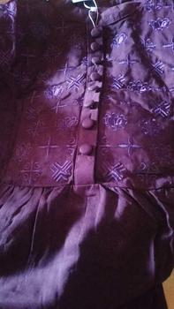Product Review of Gamis Slavina Bordir Busui Kancing Muslim Wanita Simple Elegant Mayung Twill Nyaman Rempel Cantik from e**i 0