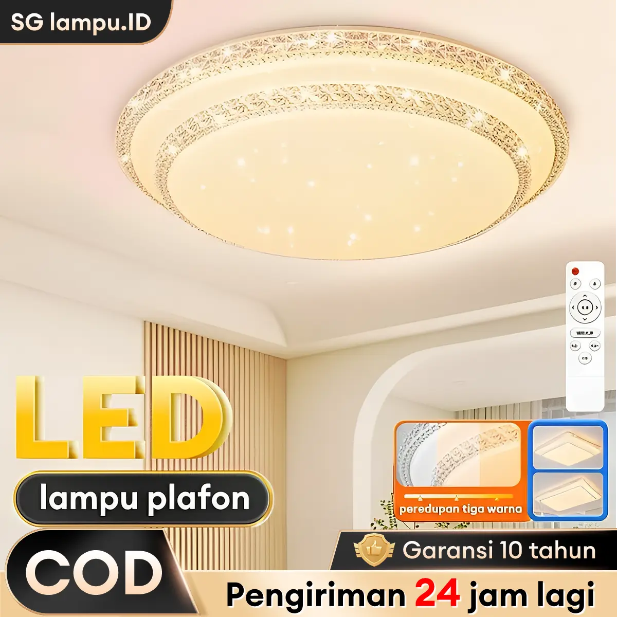 Garansi 10 tahun】 Lampu plafon Lampu balkon Lampu kamar tidur Ceiling ...