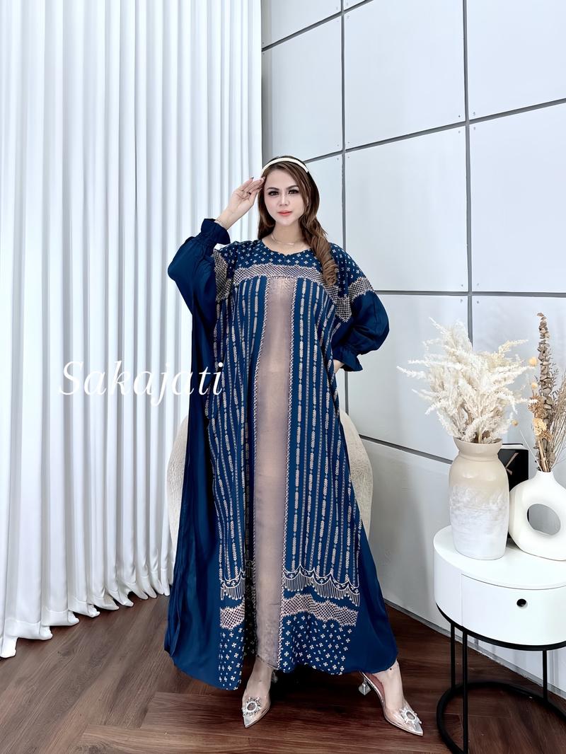 Product Introduction of Kaftan Aceh // kaftan viral // kaftan rayon //kaftan jumbo // kaftan muslim Wanita Gamis Syari Lebaran 6