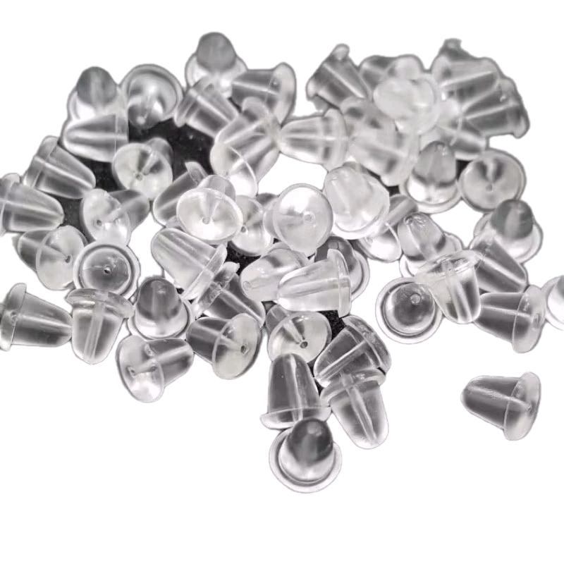 [20 PC] Karet Silikon Penahan Penutup Anting Stopper Earring Earing Rubber Giwang Anting Perhiasan 0