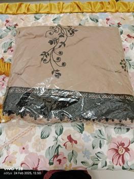 Product Review of MUSYAFFA - Mukena Dewasa Bordir Clara Premium Cantik Mewah Atasan Bawahan Bunga Katun Muslim Mukenah Mukena bordir from A** m**e a**a 1