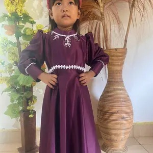 Bella dress anak gamis klok mayung,baju Lebaran,baju kondangan,baju keluarga Cantik Couple Ibu Pesta Wanita Muslim Panjang Variasi Mewah Nyaman Gaun