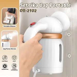 【COD】Setrika Uap Steamer Low Watt Foldable Handheld Portable Travel OLL-MD2102