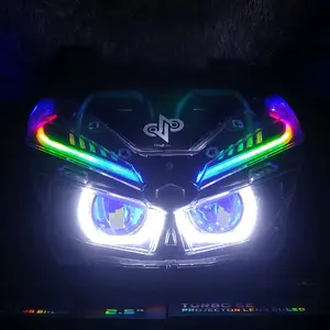 FULLSET BILED AES TURBO SE EXPERIENCE 2.5" 60W VARIO NEW 2018 - 2023 Motorcycle beat ala