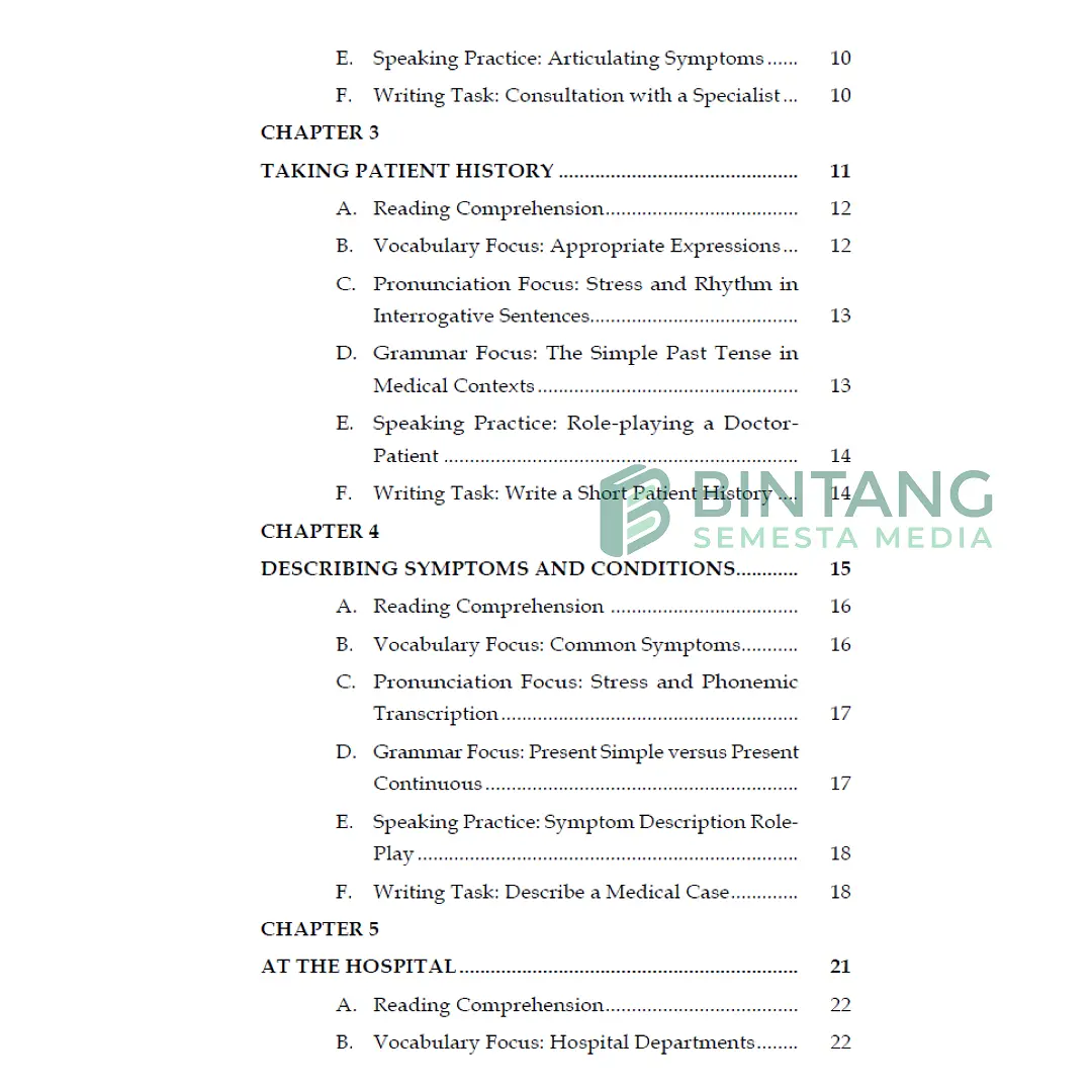 English for General Medicine Students : Practical Guide to Medical English Communication
