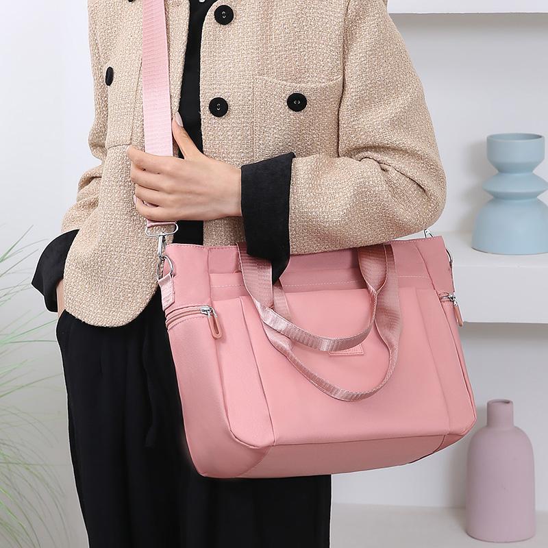 Túi Túi Xách Nữ, Sức Chứa Lớn, Thiết Kế Tối Giản Mới, Túi Tote Đi Lại, Chống Bắn Nước, Nhiều Ngăn, Thích Hợp Cho Mẹ, Túi Đeo Chéo Một Bên Vai