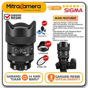 Sigma 14-24mm F2.8 DG DN Art Fullframe Lens for L Mount Garansi Resmi