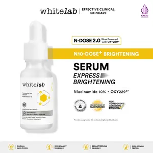 Whitelab Serum Niacinamide 10% Brightening - Serum Pencerah Wajah Intensif N10-Dose+ 2.0
