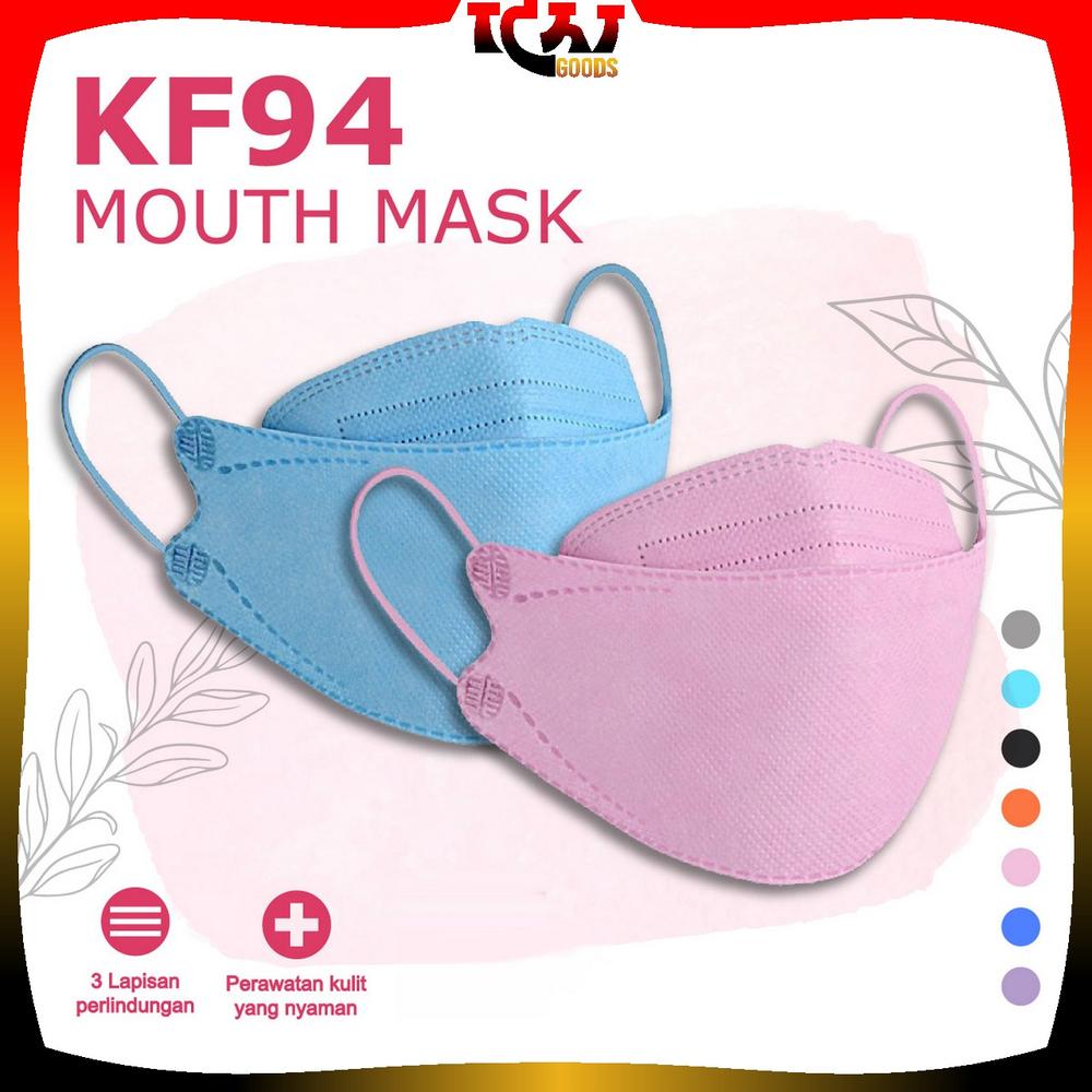 [COD] IG C277 Masker KF94 4Ply Isi 50Pcs Protective Face Mask / Masker Kesehatan Masker Medis Korea KF 94 - ISI 50PCS - OREN