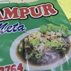 Cetak Spanduk Custom Flexy China 280gsm Free Design  Request Tulisan Suka suka garansi 100%