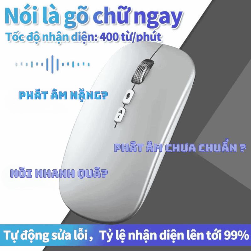 Chuột SOONID AI, Nói Ra Chữ ,Chuyển Giọng Nói Thành Văn Bản, Dịch Thuật Đa Ngôn Ngữ, Chat GPT, Phiên Dịch,Có AI, Không Dây, Bluetooh, Sạc Pin | BigBuy360 - bigbuy360.vn