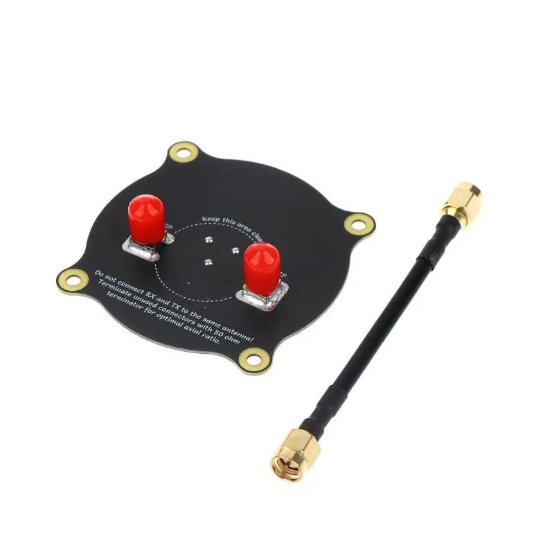 nguồn cấp ba 5.8ghz ăng-ten patch sma / rp sma hướng ăng-ten tròn cho rc fpv…