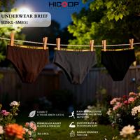 Gambar Hicoop - Underwear Brief - Celana Dalam Pria - Hitam/Abu/Coklat - Isi 3 Pcs - HBKL-SM831 - Bahan Spandex Lembut & Nyaman - M dari Hicoop Kota Administrasi Jakarta Barat 3 Tokopedia