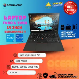 Ocean Laptop T Series T480 / T490 Core I5 / I7 GEN 7 / 8 RAM 8 / 16GB BERGARANSI 30 HARI