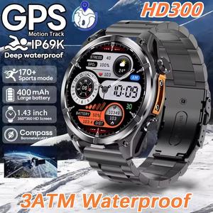 For XIAOM Smart Watch Women with LED Flashlight Compass Barometer Men's Smart Watch 3ATM Waterproof Bluetooth Call