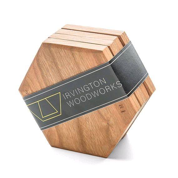 tatakan gelas kayu / wooden coasters / tatakan gelas aesthetic 10cm 3