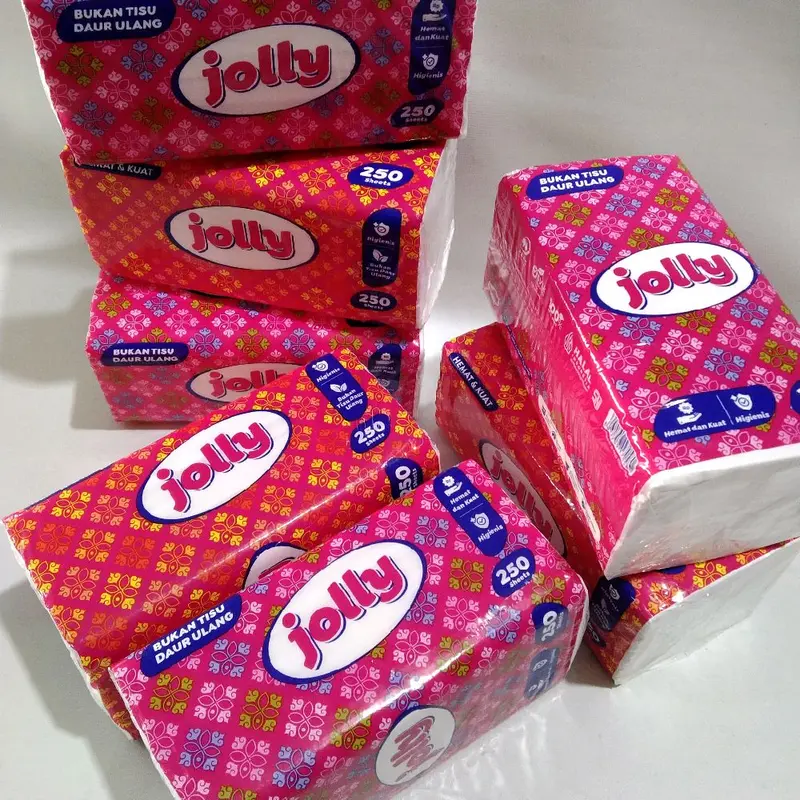 Tissue JOLLY 250 Sheet || Tisu Pembersih/Tisu Wajah Anak dan Dewasa 4