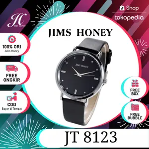 JIMS HONEY Jam Tangan Wanita 8123 (FREE BOX + BATERAI) Anti Air