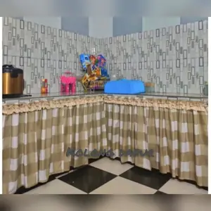 Gorden Kolong Dapur Minimalis 100 x 70 Cm Bonus Tali