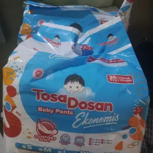 [1 BALL] TOSA DOSAN BABY PANTS S20/M20/L20/XL20/XXL20 | Popok Bayi Tipe Celana Murah Ekonomis