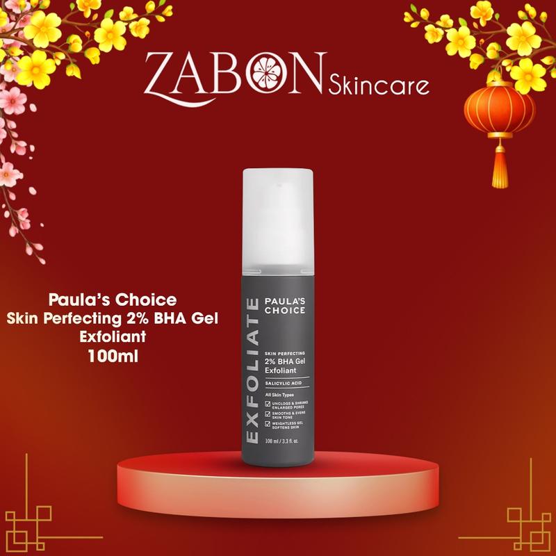 Gel loại bỏ tế bào chết Paula's Choice Skin Perfecting 2% BHA Gel Exfoliant…