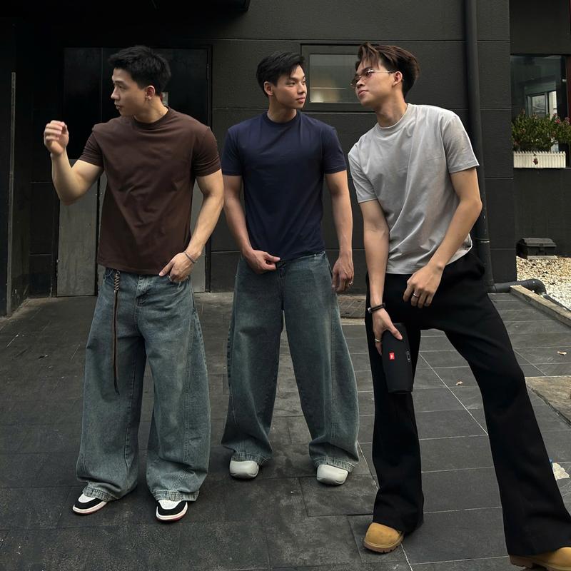 Phiên Bản Nâng Cấp Cleanfit Áo Thun NOWHERE From Relaxfit Tôn dáng KHÔNG ôm body VẢI EM PÉ DÀNH CHO NGƯỜI LỚN - Thời trang đơn giản chất liệu cao cấp