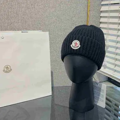 Selected Moncler Beanie Black Girls TikTok Shop