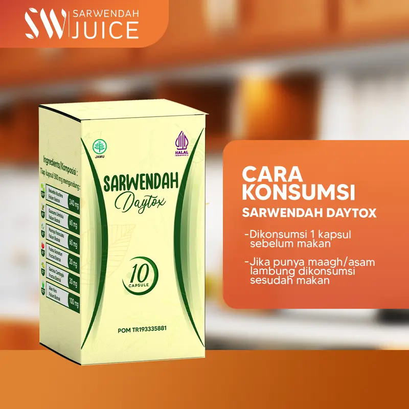 [ 10 ] Sarwendah daytox BPOM by brand Sarwendah 3