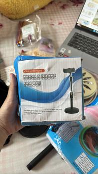 Product Review of STAND HP ADJUSTABLE UNIVERSAL / HOLDER MEJA / HOLDER STAND LIVE  / STAND HP ROTARI 360 STAND HP HD25 / STAND HD25 from m**a 1