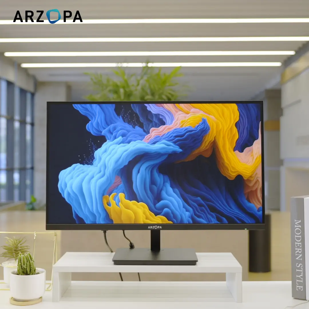 ARZOPA M1RC 27 " Màn hình chơi game, Độ phân giải 2K QHD 2560x1440, IPS nhanh, Màn hình PC máy tính, 115% sRGB, Adaptive-Sync 1ms, 1x Cổng hiển thị 1.4, 1x HDMI 2.0, 1x USB-C | BigBuy360 - bigbuy360.vn