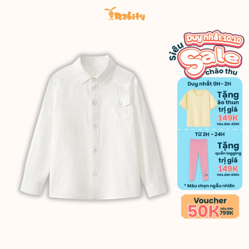Áo sơ mi dài tay bé trai Rabity 912.900