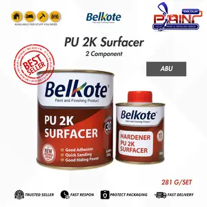 Belkote Epoxy PU 2K Filler Surfacer Cat Dasar Epoksi 1/4