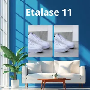 SEPATU SNEAKERS PRIA WANITA AF LOW FULL PUTIH