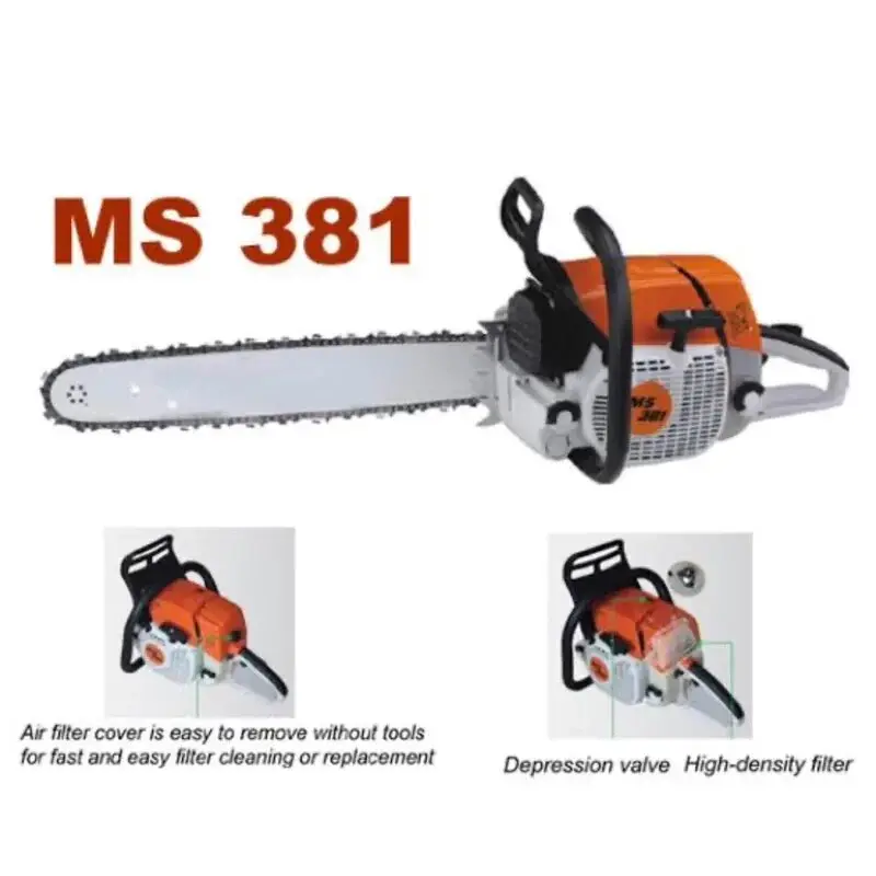 Bar saja parangan 25 Inci Mesin chainsaw sthil stihl Ms382 038 Merek maxone