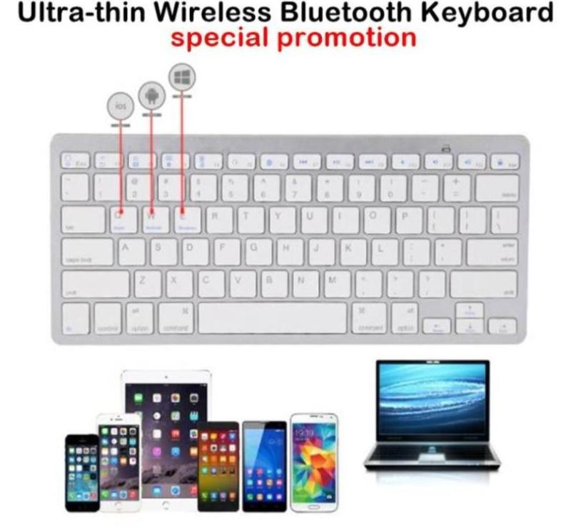 Product Introduction of Ultra-thin Bluetooth Keyboard Mobile iPad Tablet Keyboard Universal Bluetooth Wireless 0