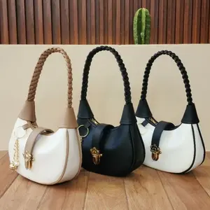 Tas Soulderbag Wanita Bella Tali Kepang Anyam Terbaru | Tas Bahu Trending | Tas Ootd