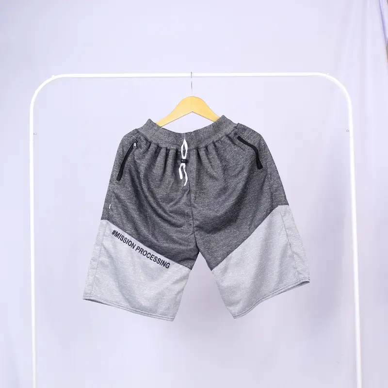 Celana Pendek Jumbo Pria Kolor [PAKET HEMAT 100RB DAPAT 4 PCS] Shortpants Short Pants Karet Polos Melar Elastis Santai Rumahan Abu Tua Muda Cowo Cowok Laki Dewasa Remaja Oversize Big Size Adem Tebal Fleeceterry Nyaman Murah 3