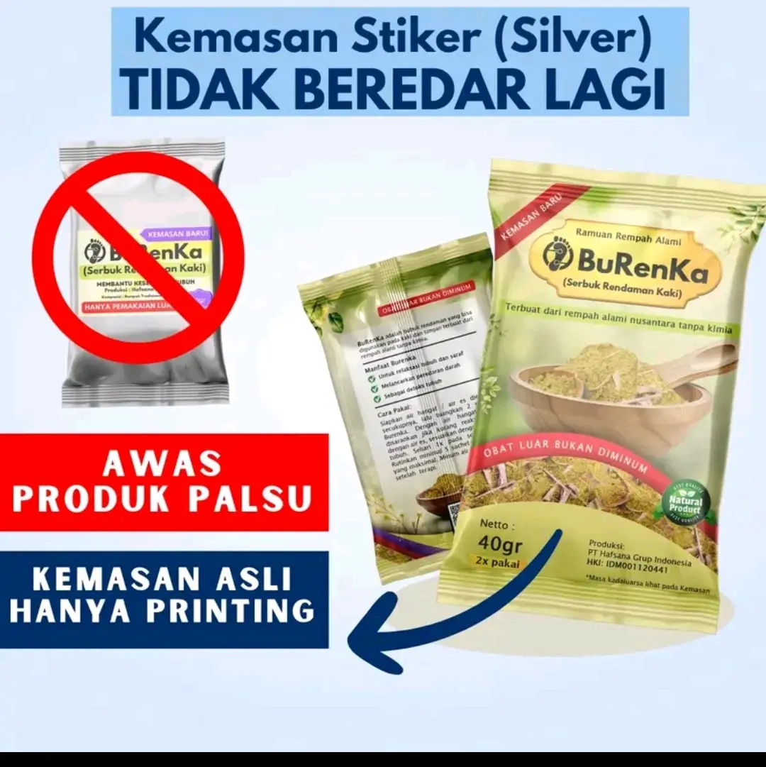Serbuk Ramuan Terapi Rempah Burenka