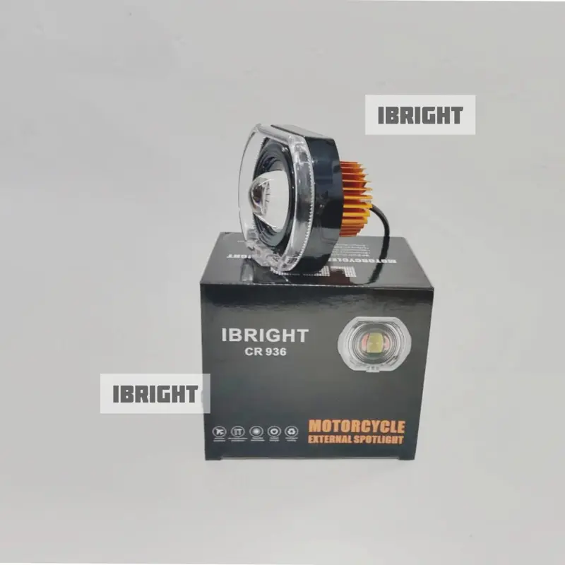 IBRIGHT CR936 - Projie Biled Cut Off 4.5inc Black & Silver Series 4