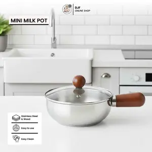 Wajan Panci Mini Stainless Steel 304 Foodgrade Anti Karat