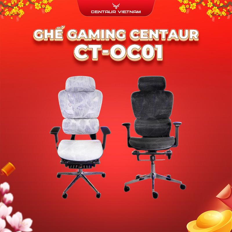  Ghế Công Thái Học Centaur CT-OC01 - Linh Hoạt Thoải Mái Bền Bỉ Cho Văn Phòng Học Tập Game Thủ - Thiết Kế Hiện Đại Chất Liệu Cao Cấp| Centaur VietNam 