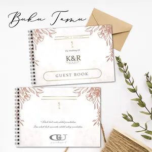 Buku Tamu Softcover Costum Nama dan Costum Desain Cover isi 320 nama tamu. Quran