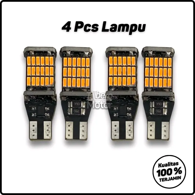 Paket Flasher Sen CR7 Plus 4 Pcs Lampu Sein Sen Dajjal 45 Mata Super Terang untuk Semua Motor - Motorcycle 1